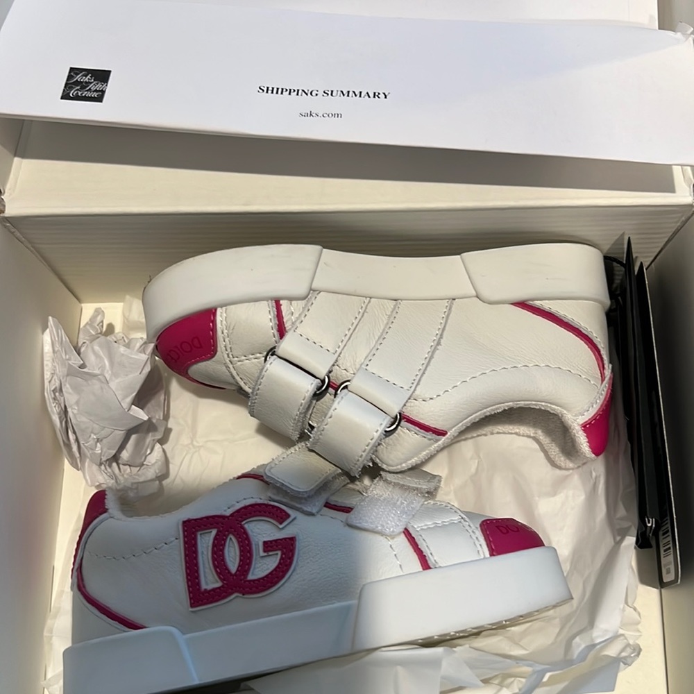 Dolce & Gabbana sneakers for toddler girl size 23/7 toddler.
